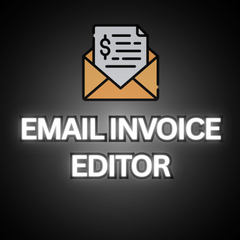 Email Invoice Editor